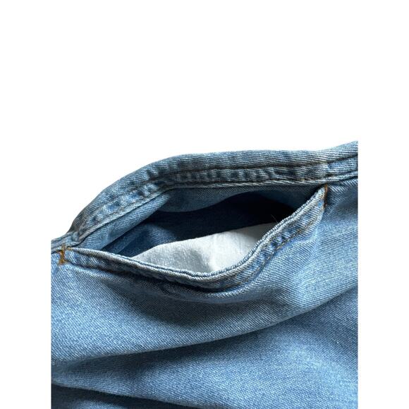 Vintage Biu Blues Denim Button Front Skirt W27 - Picture 4 of 5